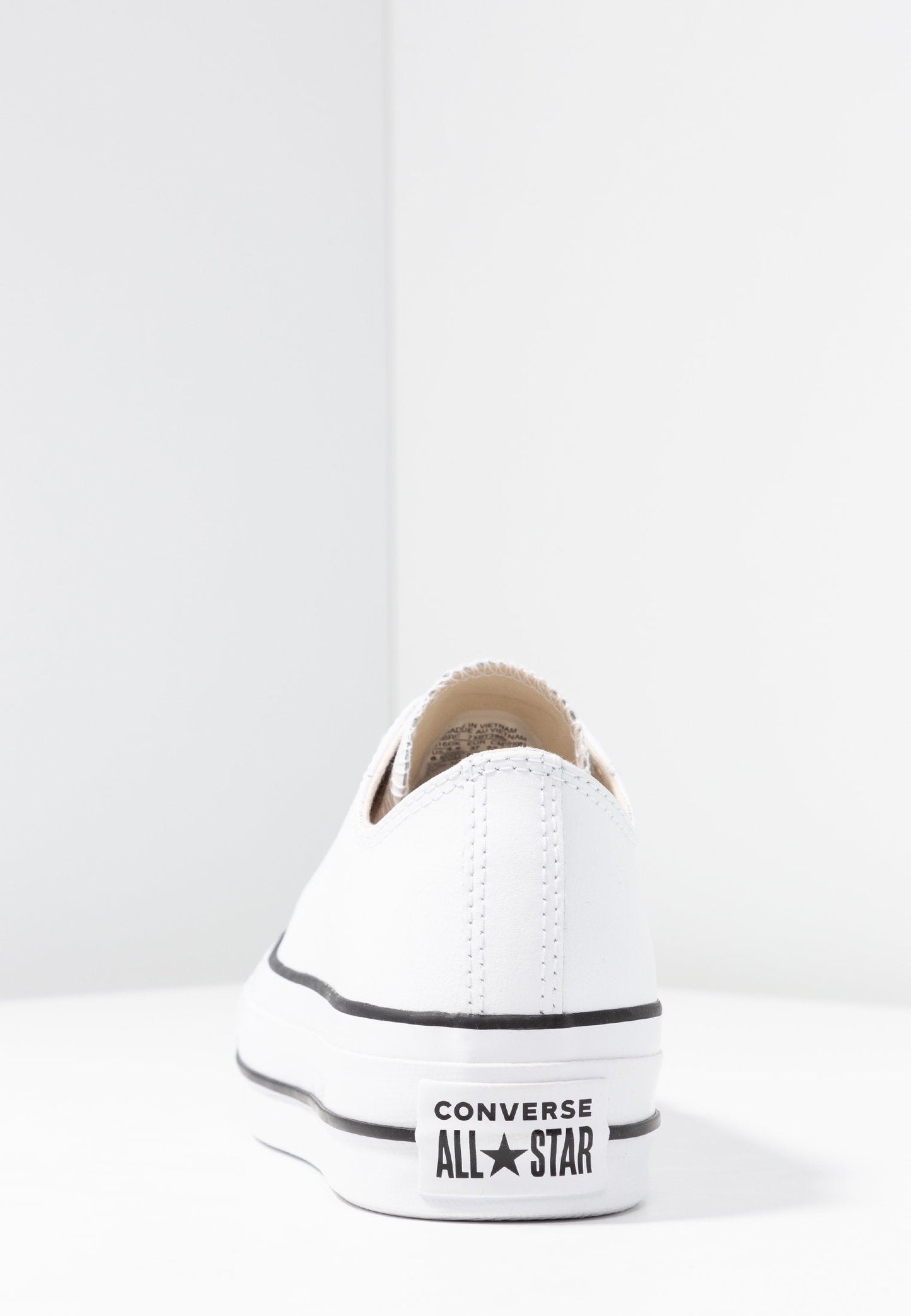 Chucks - All Star Plataforma PoliPiel Blanca